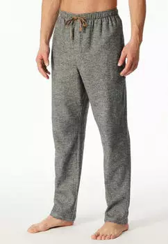 Schiesser Mix + Relax Pyjamahose Flanell (183107) dunkelgrau-mel.