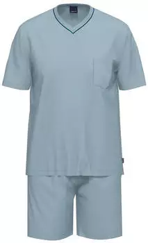 Ammann Shorty Herren Schlafanzug kurz (2 tlg) ashley blue