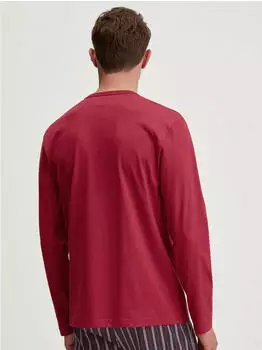 Calida RMX Sleep Langarmshirt rio red
