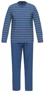 Ammann Pyjama Set Long Homewear Set (31030) dutch blue