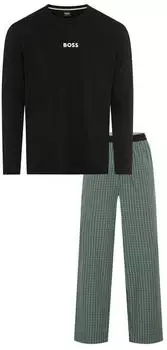 Hugo Boss Easy Long Set T-Shirt (50535882) dunkelgr&uuml;n