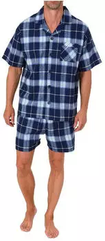 Normann Shorty Pyjama mit Knopfleiste (22310115872) marine