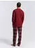 Tom Tailor Pyjama Set mit Karomuster rot