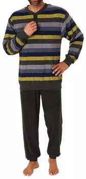 Normann Frottee Pyjama lang (212 101 93 746v) gelb