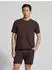 Hugo Boss Waffle T-Shirt Pyjamaoberteil (50535891) mittelbraun