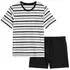 Marc O'Polo Shorty Mix N Match Cotton schwarz/weiß