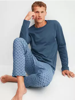 Calida Pyjama Relax Streamline (46382) atlantic blue