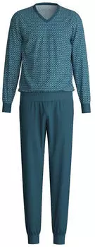 Calida Cotton Spezial Pyjama (47542) retro blue