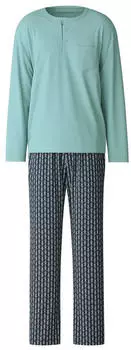 Calida Pyjama Relax Streamline (45480) blue lily