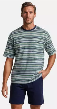 Hajo Premium Cotton Pyjama grün