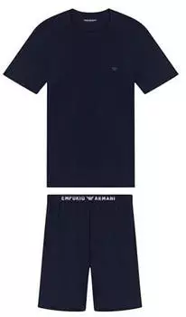 Emporio Armani T-Shirt+Shorts Pyjama Set (EM000648) armani blau