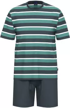 Ammann Shorty Short Pyjama Set (31194) grün