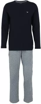 Emporio Armani EM000611 Langarm-Pyjama (EM000611_AF18885) ar.blu / ba.blu geomet