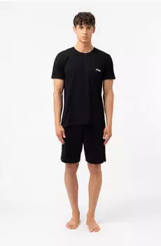 Fila Man Jersey Pyjamas schwarz/blau