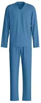 Calida Cotton Spezial Pyjama (42344) parisian blue