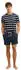 Marc O'Polo Shorty Mix N Match Cotton (MOP9i7r001000003) navy/offwhite