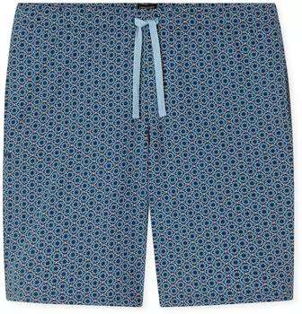 Schiesser Bermuda pacific blue gemustert Mix+Relax (182186-838)