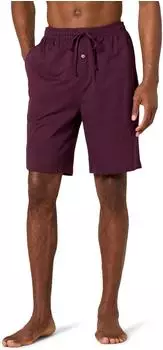 Amazon Essentials Strick Schlafanzug-Shorts (AE175472) burgunderrot