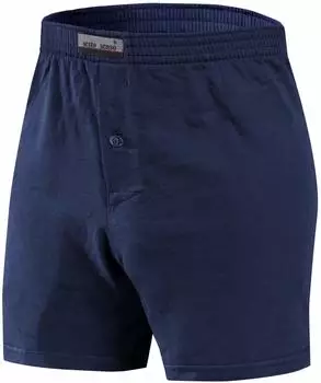 Sesto Senso Pants Panther Kurze Baumwoll-Pyjamahose dunkelblau