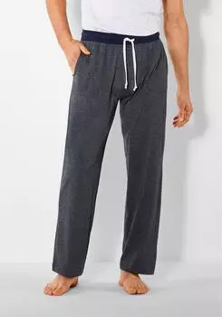 H.I.S Jeans Schlafhose mit kontrastfarbigem Bund (195046) blau meliert