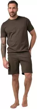 JP 1880 Pyjama Zweiteiliger Bauchfit (829513) braun