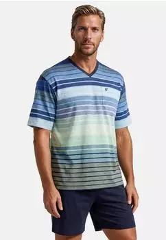 Hajo Short Pyjama V-Neck (53922) marine