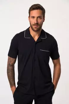 JP 1880 Homewear Zweiteiler (826228) navy blau/weiß