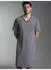 Trigema Pyjama Nachthemd mit Allover-Muster (58931010) night blau