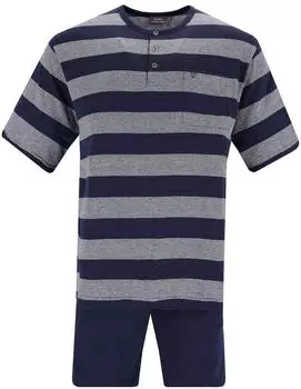 Hajo Klima-Light Shorty (50054) marine/graumelange