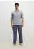 Marc O'Polo Mix & Match Cotton Pyjama Set (47119437) graublau / blau gestreift