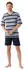 Hajo Polo Shirt Gestreift blau