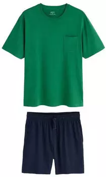 Next Fashion Pyjama Normale Passform (V6509518) navy/limette