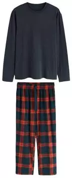 Next Fashion Pyjama / Schlafanzug aus Jersey (G9377813) navy / rot