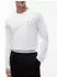 Tommy Hilfiger Longsleeve Jersey Set Solid Langer Schlafanzug (UM0UM03698) weiß/schwarz