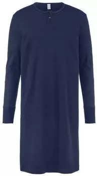 hessnatur Pure Nature Nachthemd mitternachtsblau