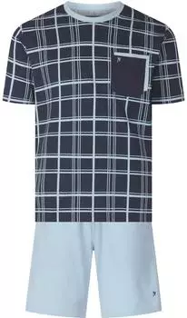 Jan Vanderstorm VIDDAL Kurzer Schlafanzug Set (51460628) blau