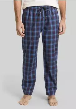 Tom Tailor Long Sleep Pants Lounge Pants with Pocket (71515/5100) blau-dunkel-kariert