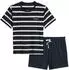 Marc O'Polo Shorty Mix N Match Cotton (2 tlg) dunkelblau/weiß