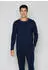 Joop! Pyjama Oberteil mit Kontrastkragen (63952432) blau