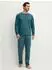 Calida Relax Streamline Pyjama (46382-520-M) dark petrol