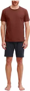 Calida Relax Essentials Kurzarm T-Shirt (43185) brick rot