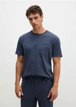 Marc O'Polo Pyjama Oberteil (31435816) dunkelblau melange