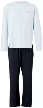 Tommy Hilfiger Pajama Set (UM0UM03602) navy/hellblau/kirschrot