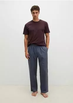 Marc O'Polo Lounge Pants hellblau/braun
