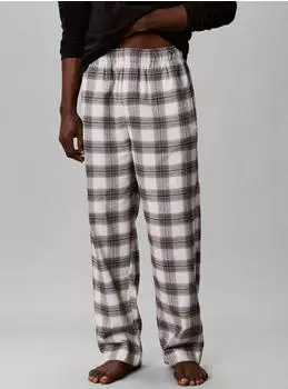 Calvin Klein Modal Pant Set Pyjama Set mit Knopfleiste (CKU9tr4002000002) schwarz/wei&szlig;