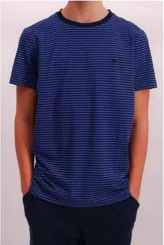 Joop! Shorty Shorts blau gestreift