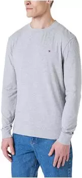Tommy Hilfiger Track Top Sweatshirt ohne Kapuze (UM0UM03366) light grey heather