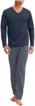 Calida Cotton Special Pyjama Comfort Fit (47442) saphir blau