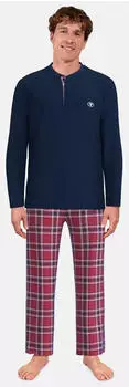 Tom Tailor Pyjama-Set mit Karomuster (91478710) rot/mittel/karo