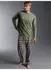 Trigema Schlafanzug Pyjama (59788144) salbei